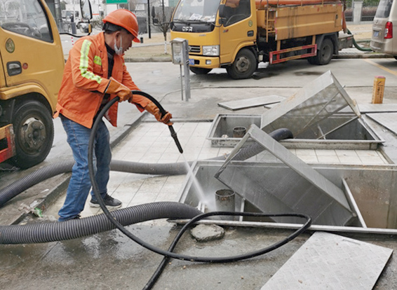 乌坡镇隔油池清理